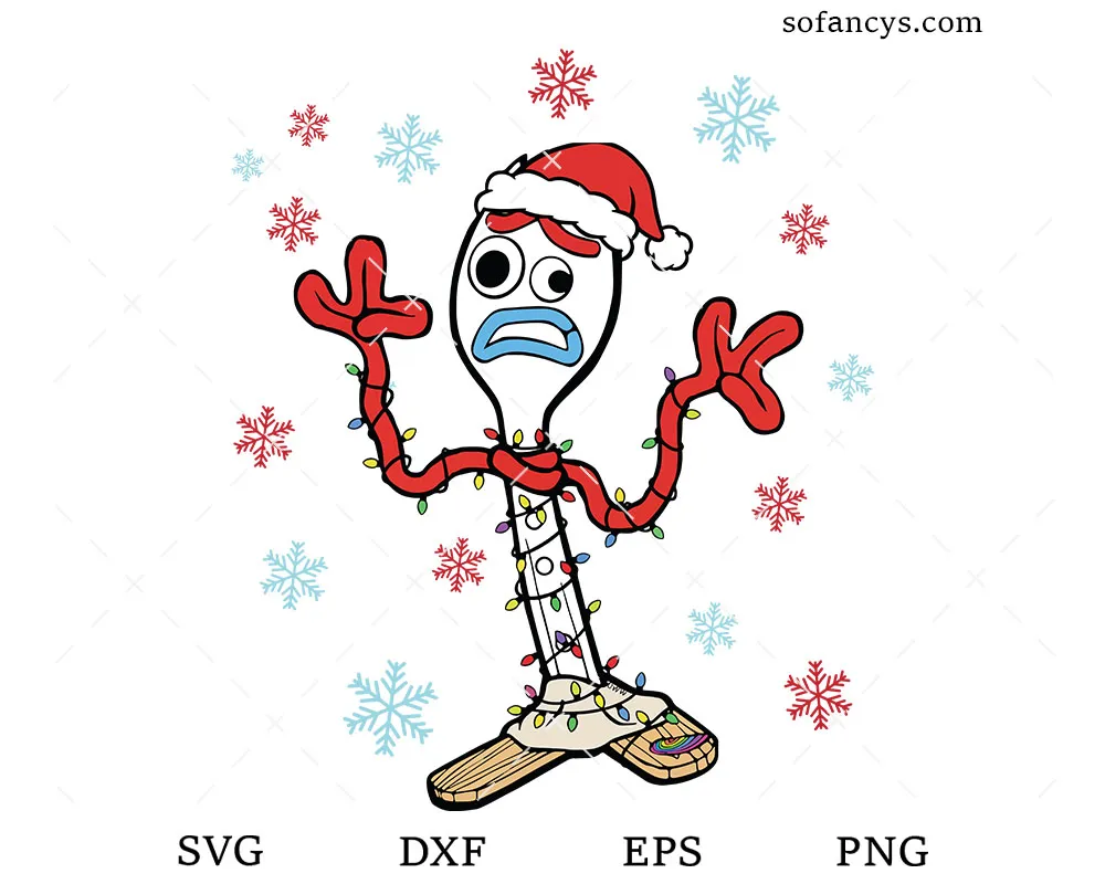 Forky Xmas SVG