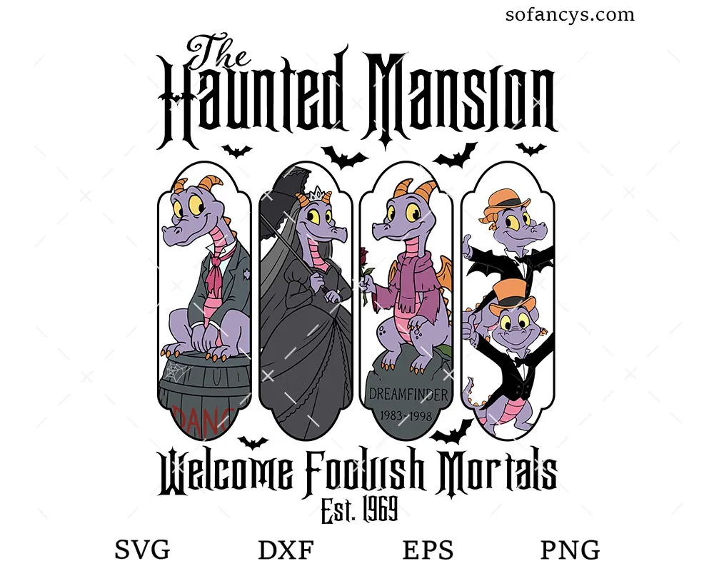 Haunted Mansion Figment SVG
