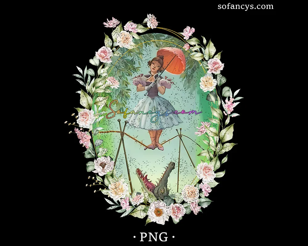 Haunted Mansion Tightrope Girl PNG