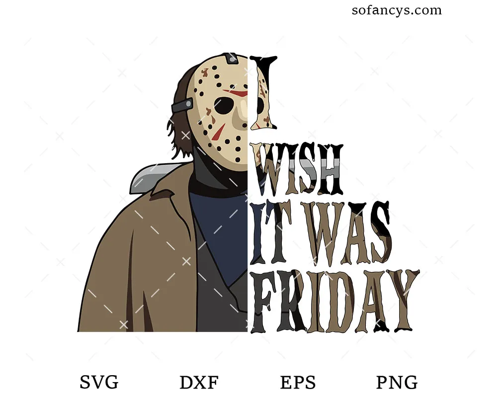 I Wish It Was Friday SVG