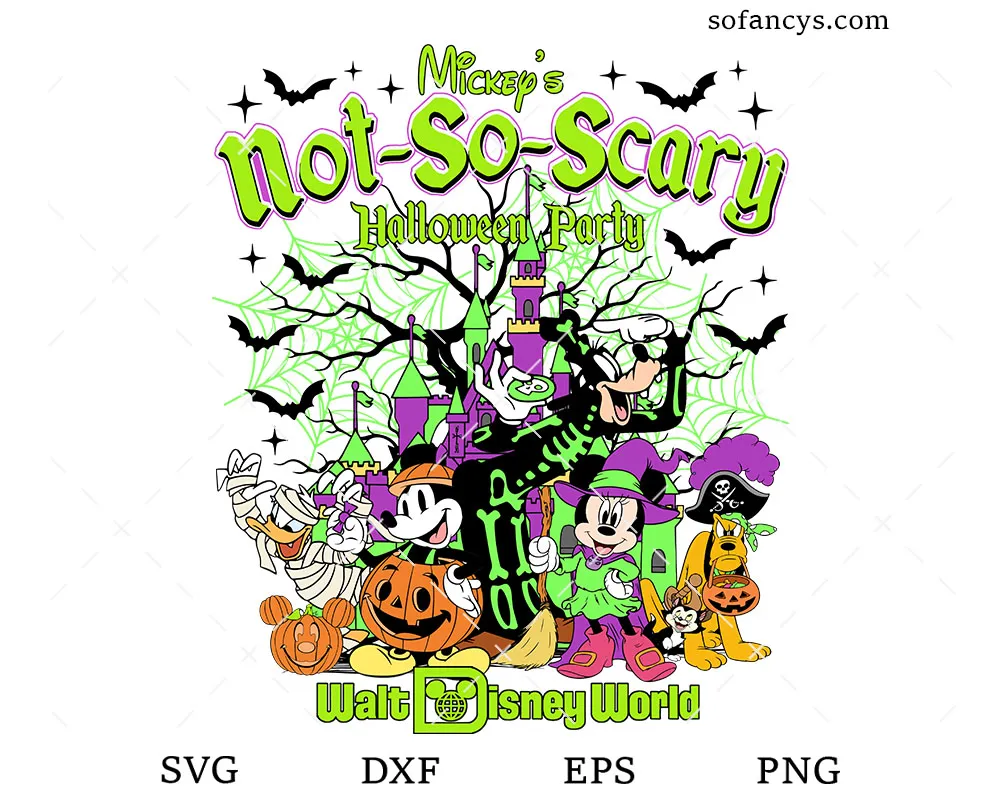 Mickey Halloween Party SVG