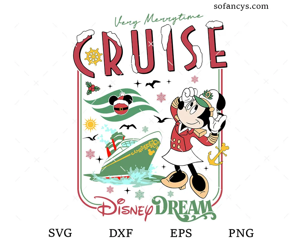 Minnie Merrytime Cruise SVG