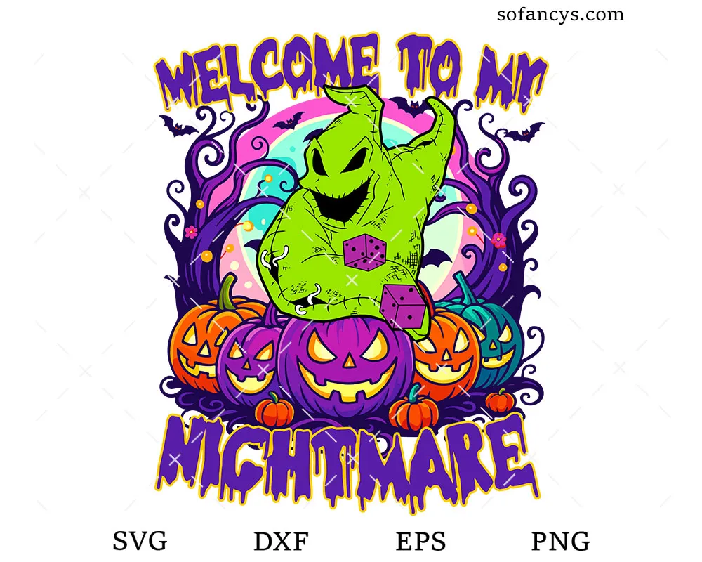 Oogie Boogie Pumpkin SVG