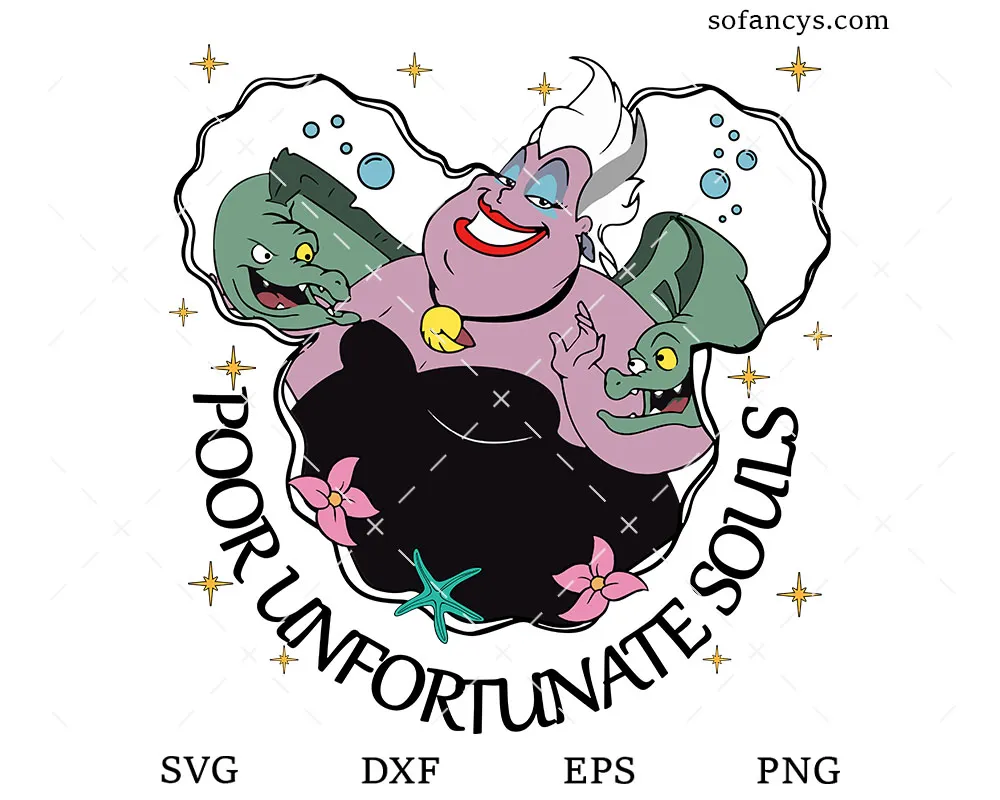 Poor Unfortunate Souls SVG