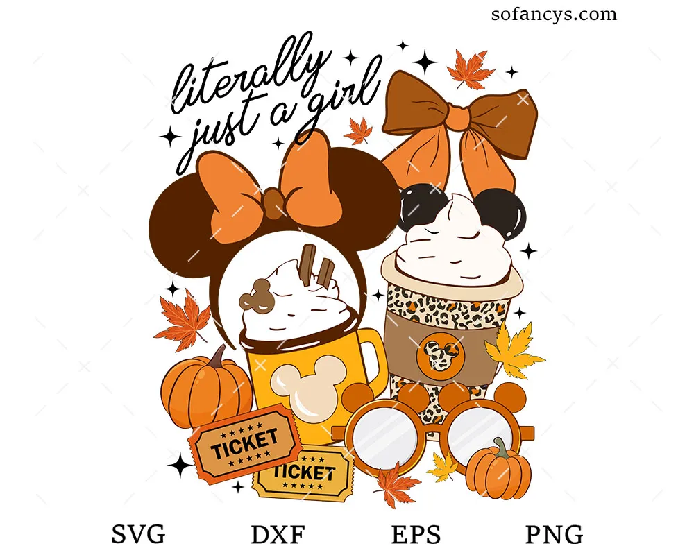 Pumpkin Spice Disney SVG