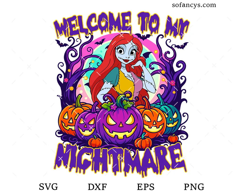 Sally Pumpkin Queen SVG
