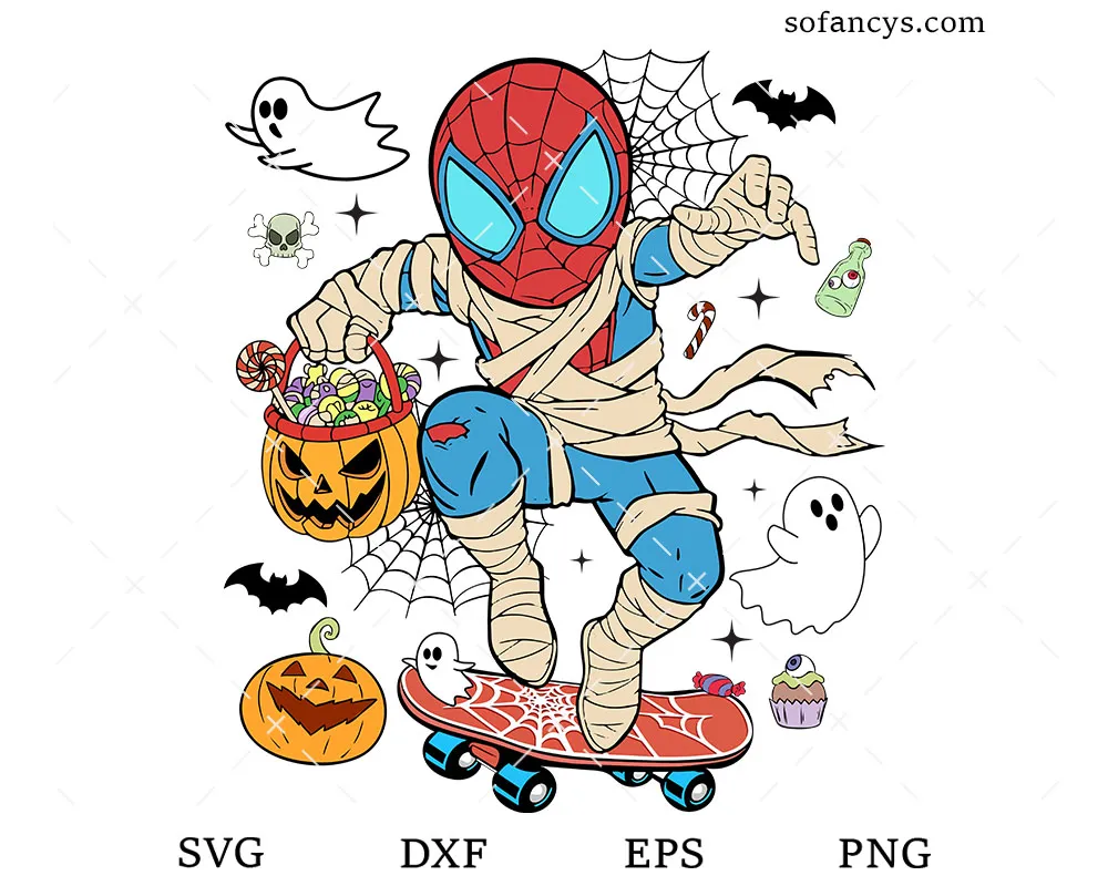 Spider Candy Halloween SVG