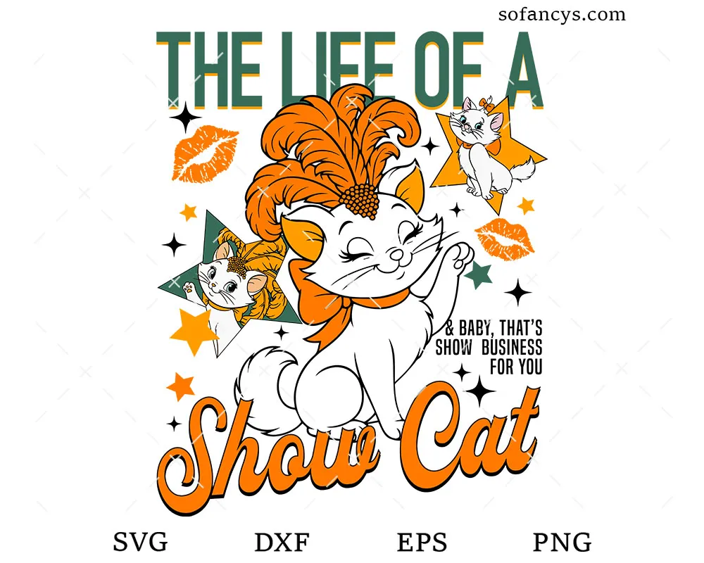 The Life of a Show Cat SVG