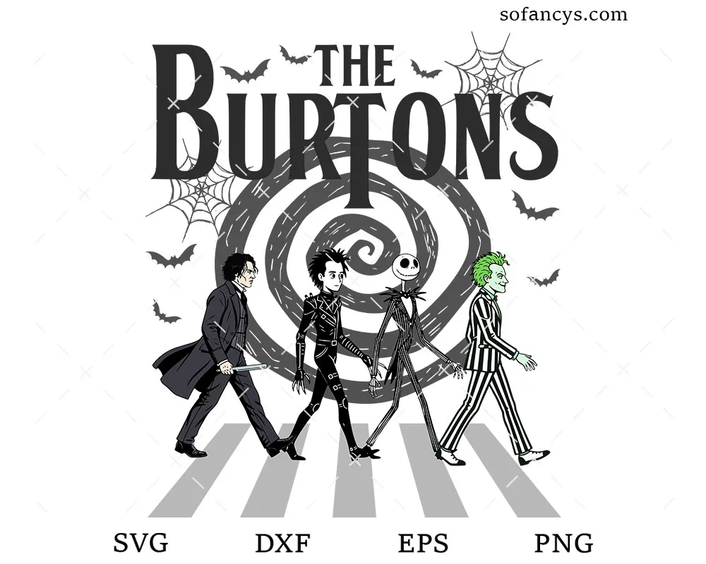Tim Burton Halloween SVG