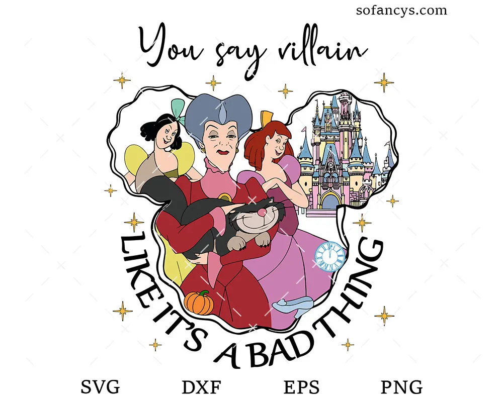 You Say Villain SVG