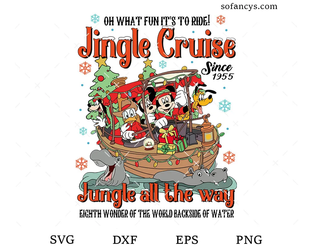 Disney Jingle Cruise SVG