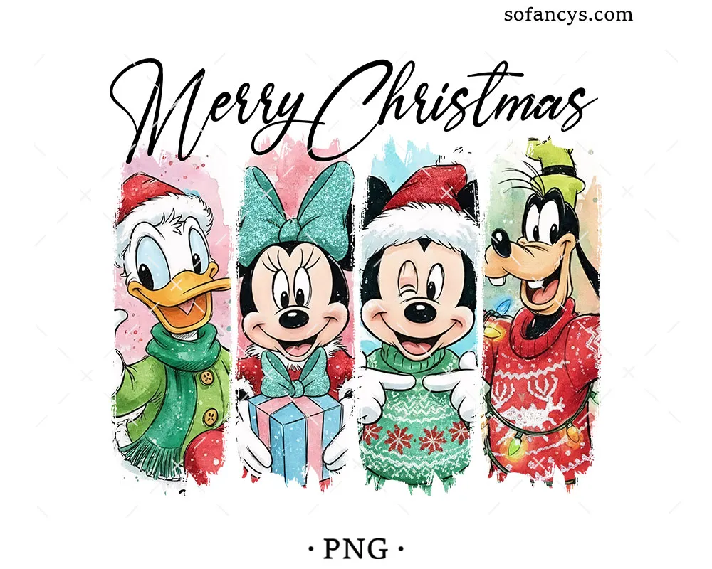 Disney Merry Christmas PNG