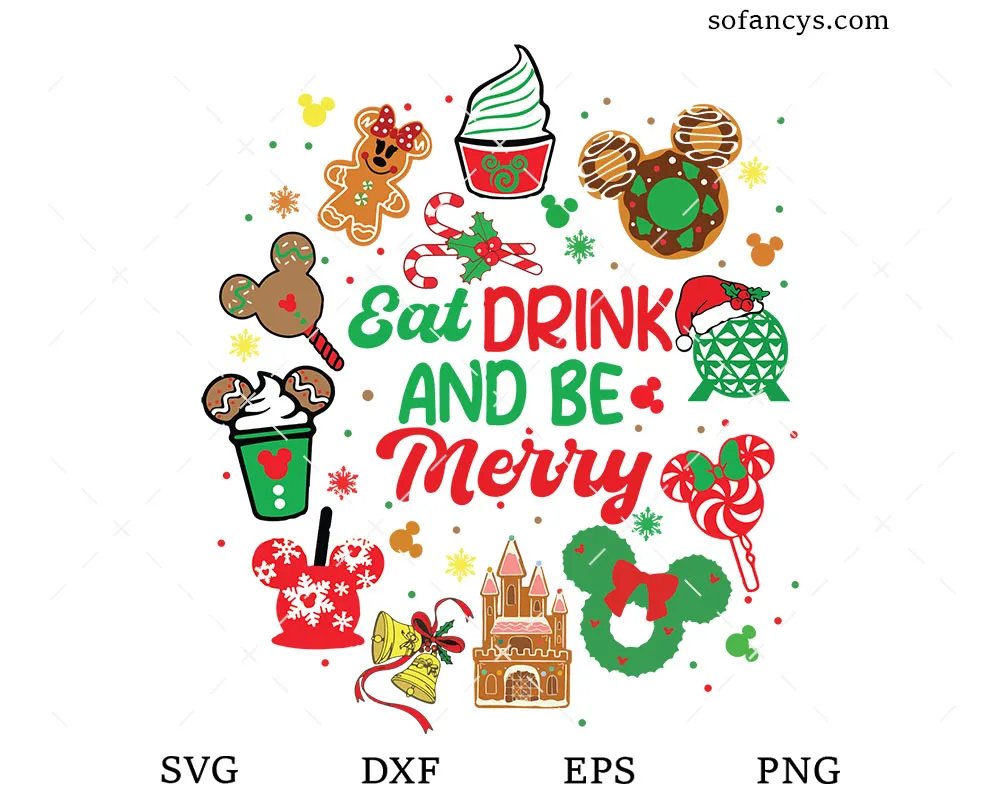 Eat Drink and Be Merry SVG