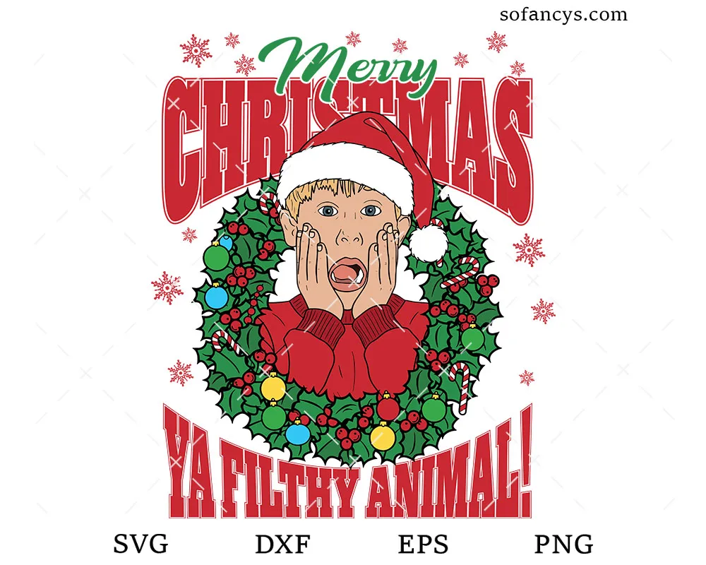 Home Alone Christmas SVG