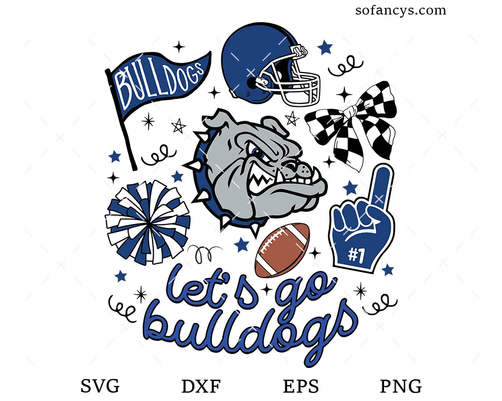 Let’s Go Bulldogs SVG