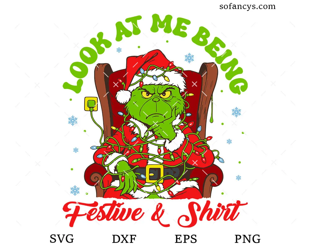 Look at Me Being Festive SVG