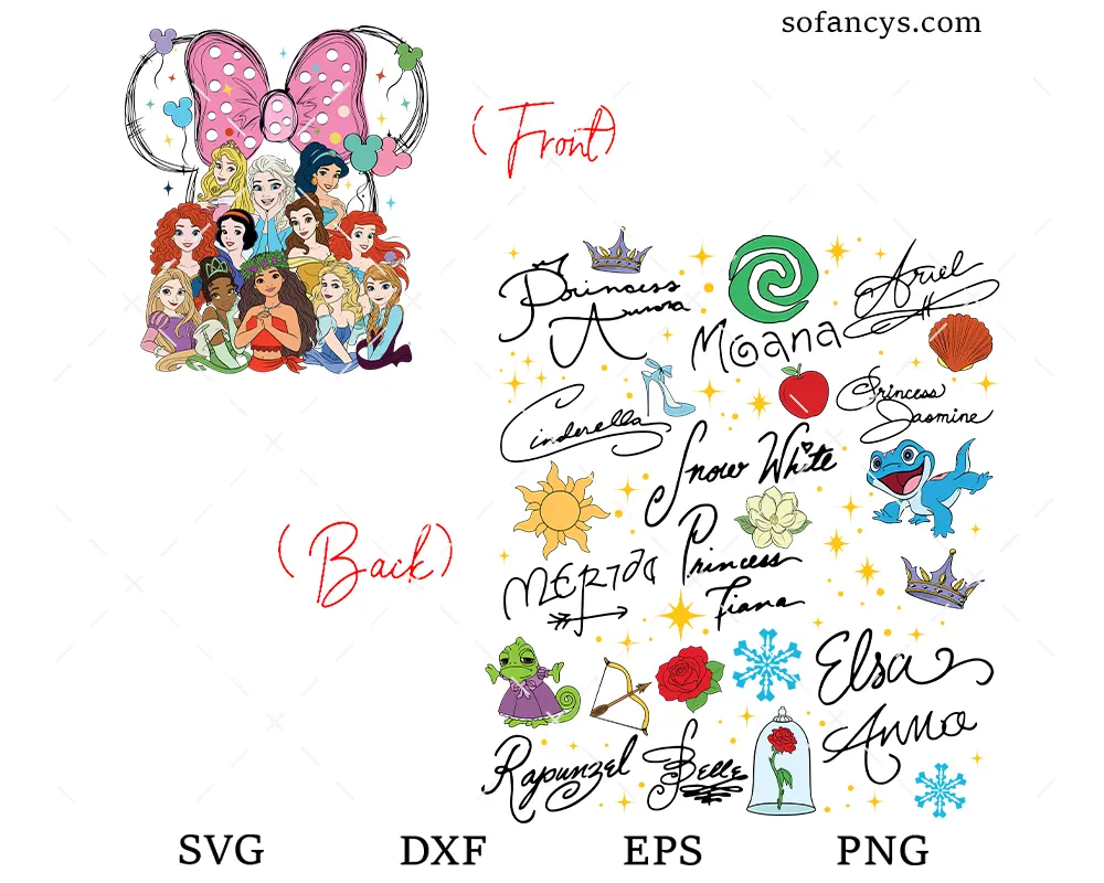 Magical Disney Princess SVG