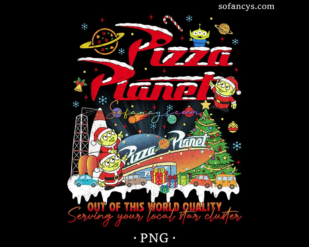 Pizza Planet Christmas PNG