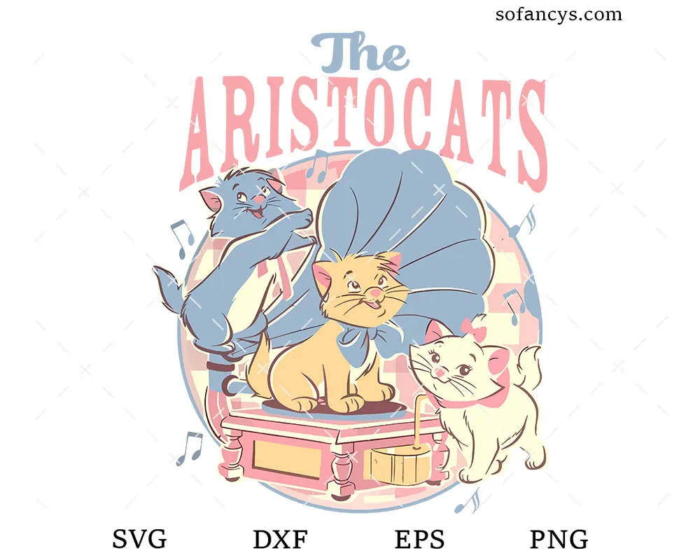Vintage Aristocats SVG
