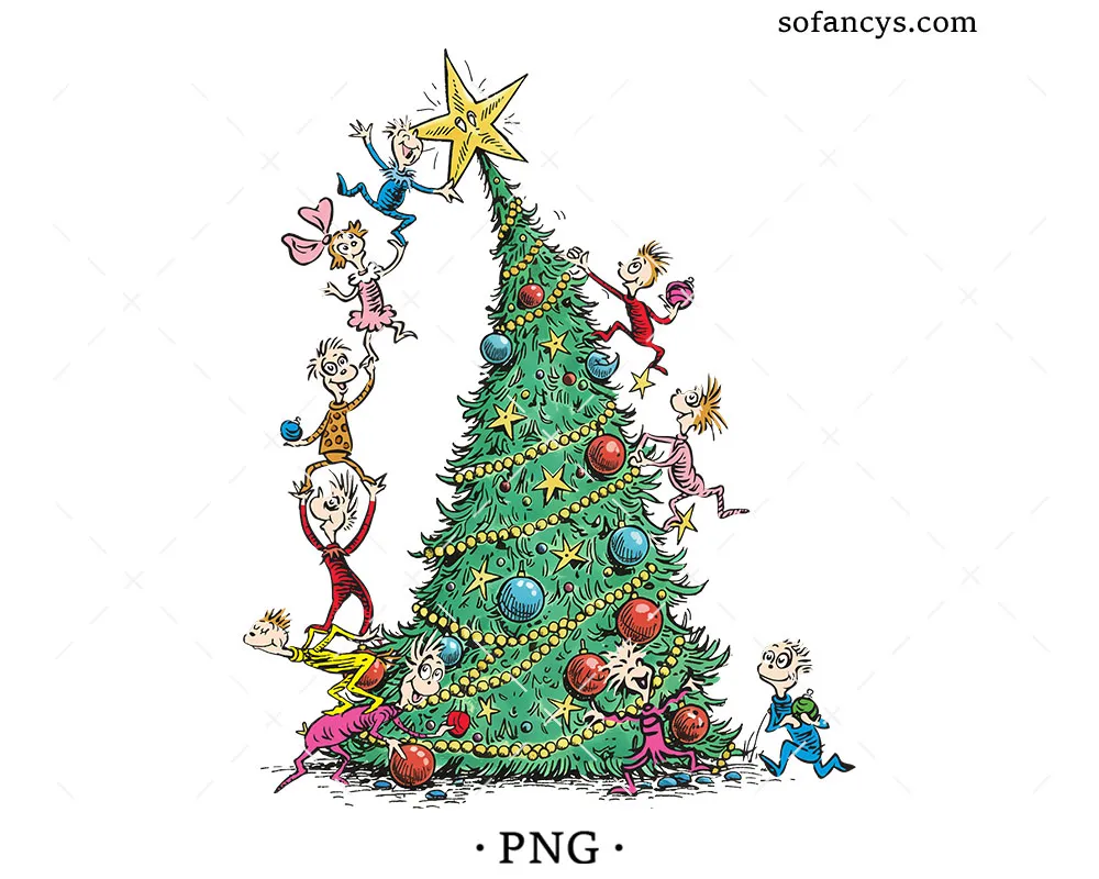 Whoville Christmas Tree PNG