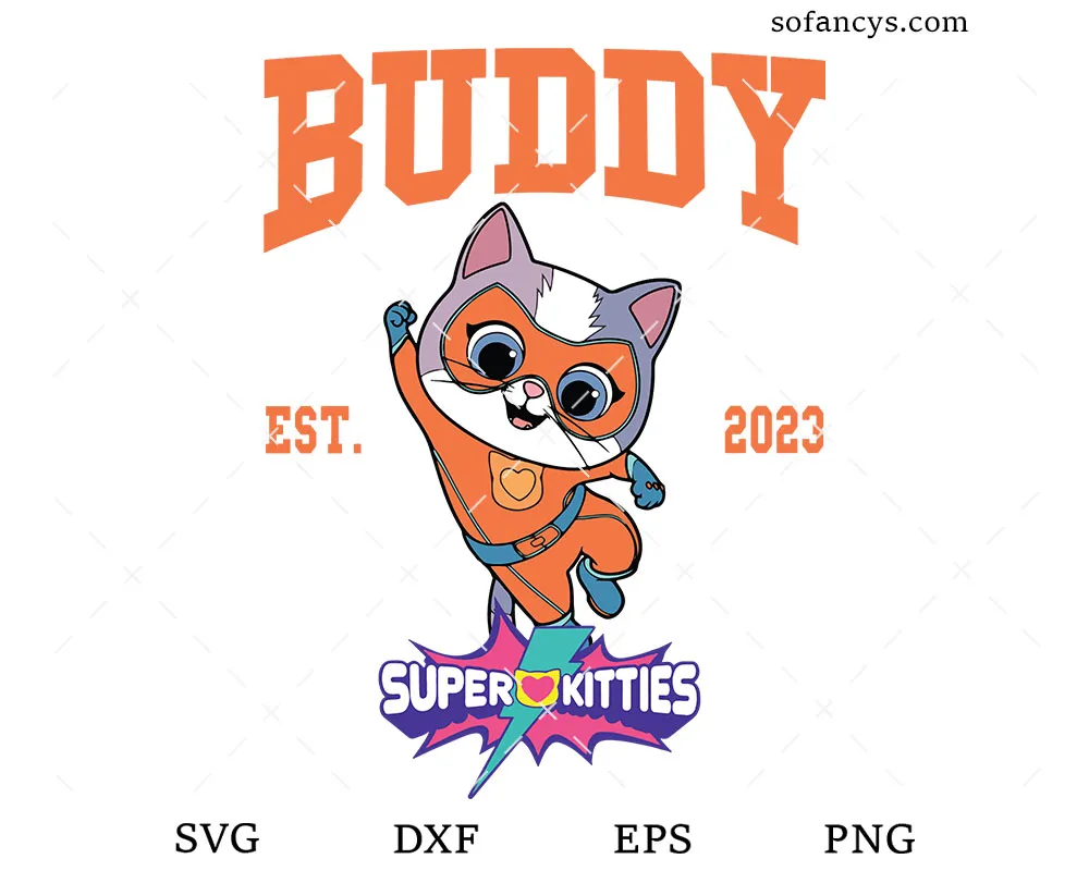 Buddy Super Kitty SVG
