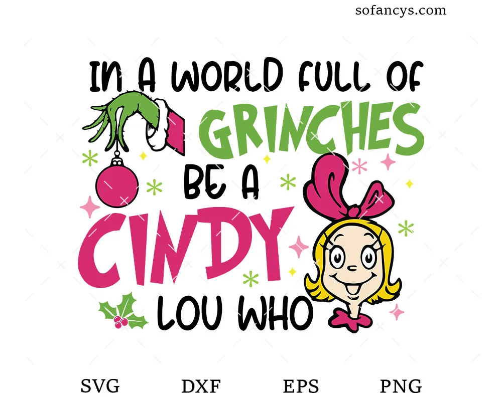 Cindy Lou Who Christmas SVG