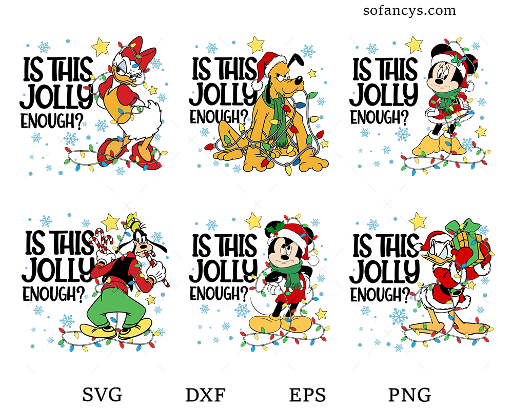 Disney Jolly Enough PNG Bundle