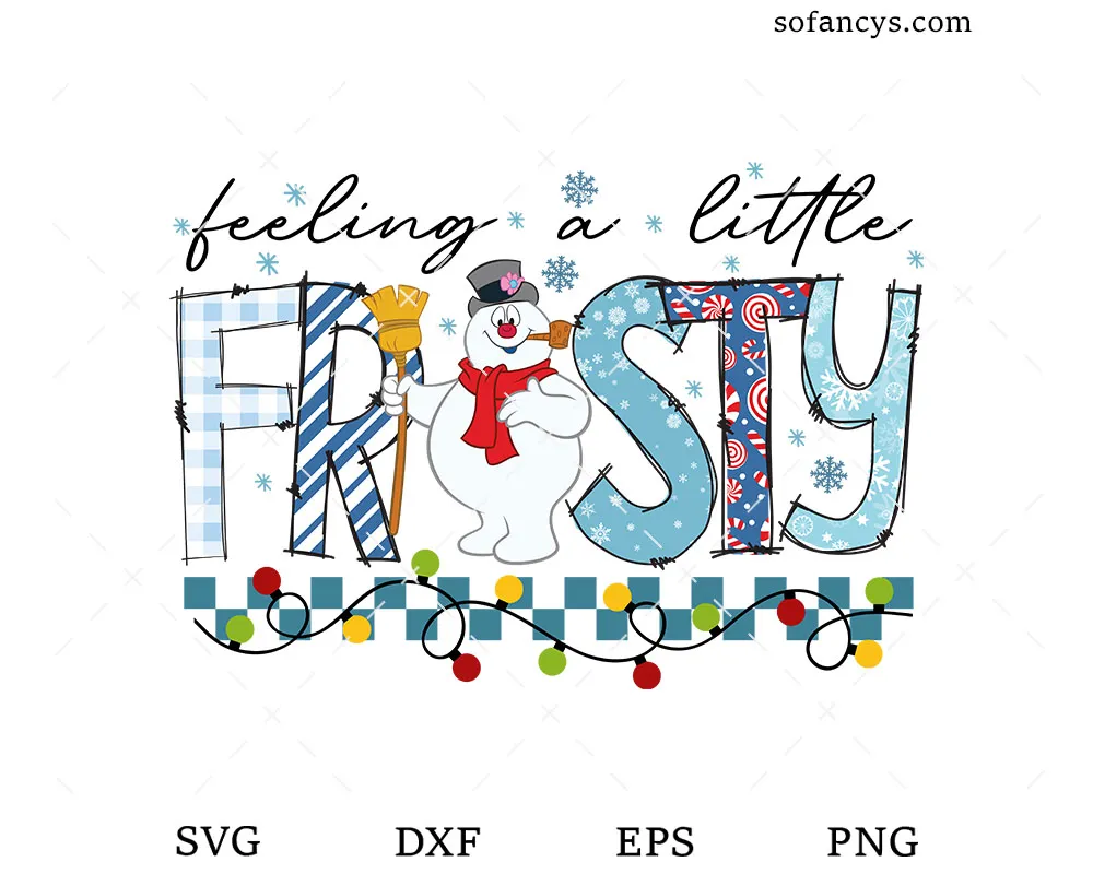 Feeling A Little Frosty SVG