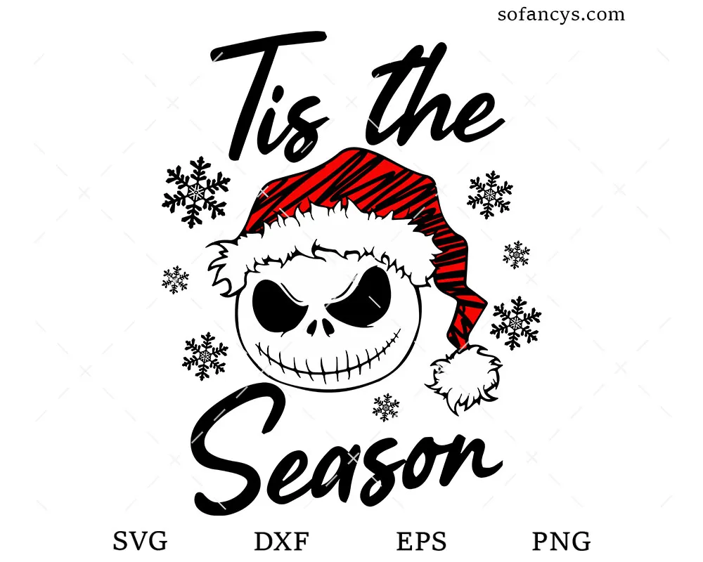 Jack Skellington Season Holiday SVG