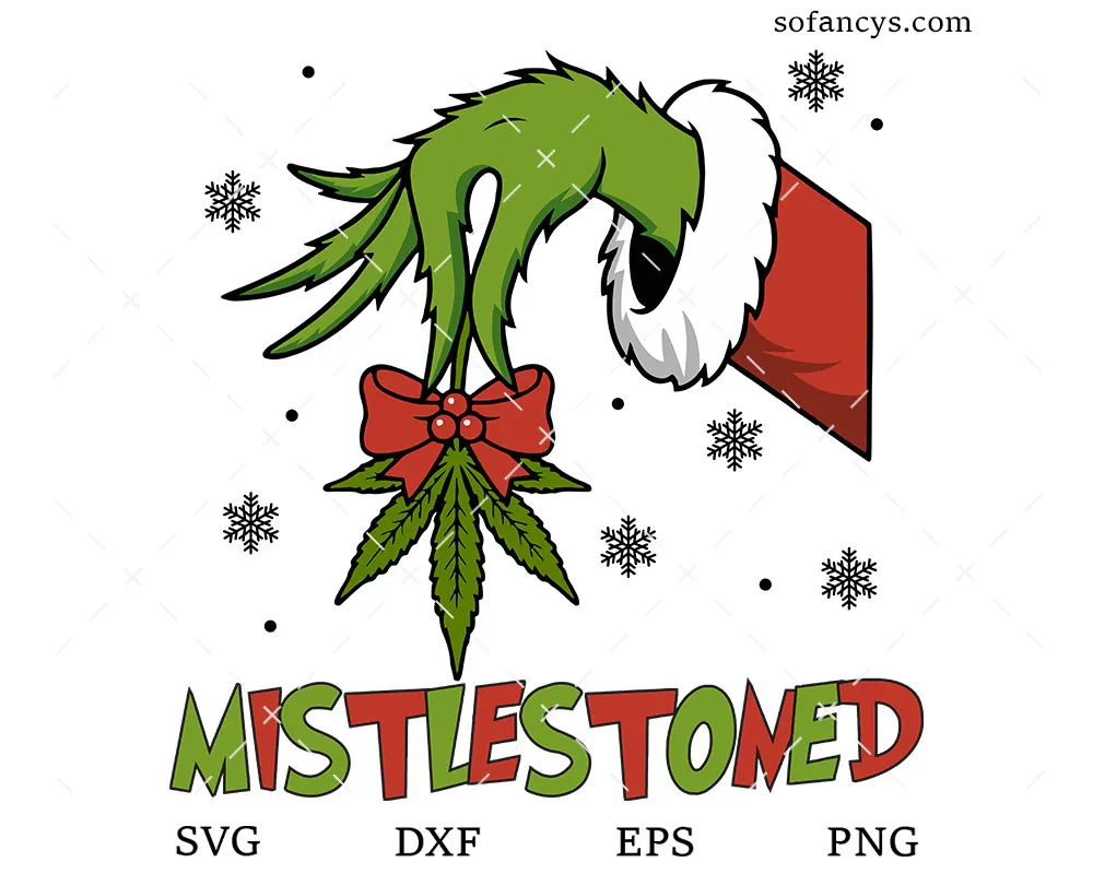 Mistlestoned Christmas SVG