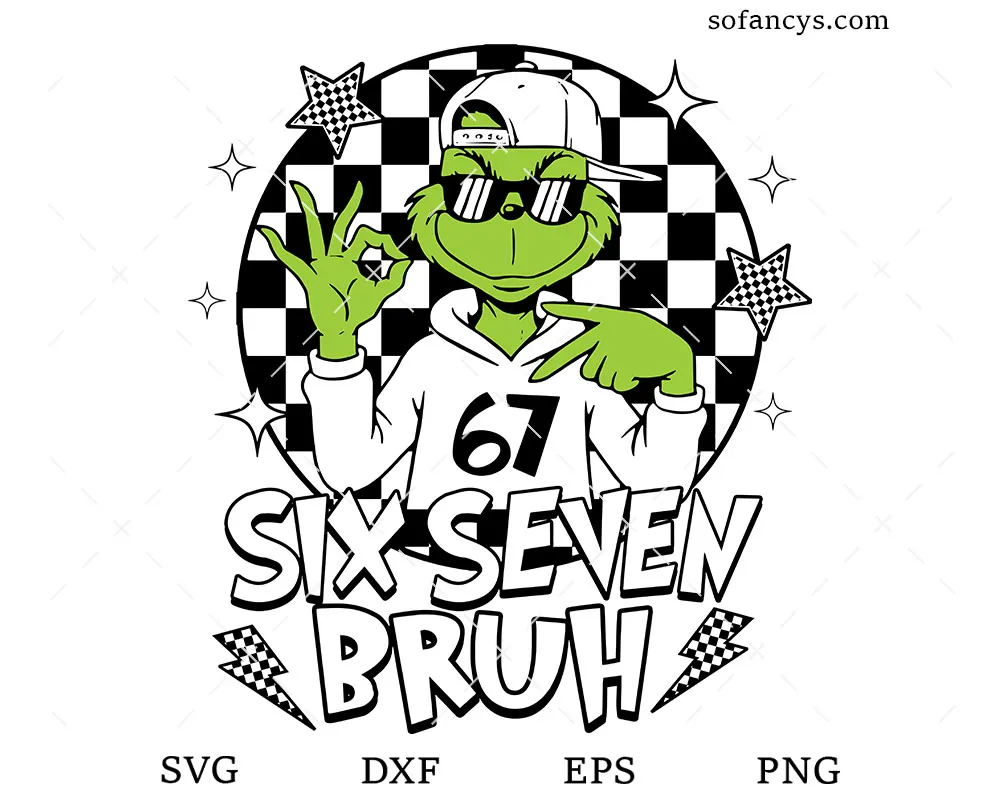 Six Seven Bruh SVG