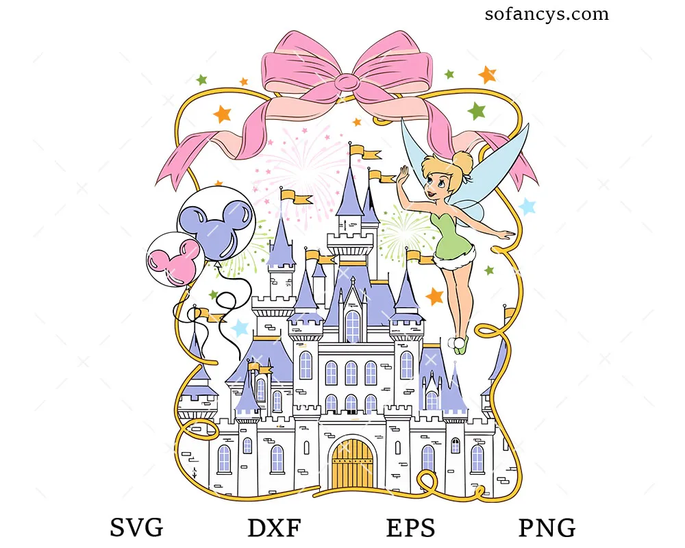 Tinker Bell Castle SVG