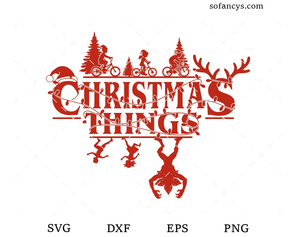 Upside Down Christmas SVG