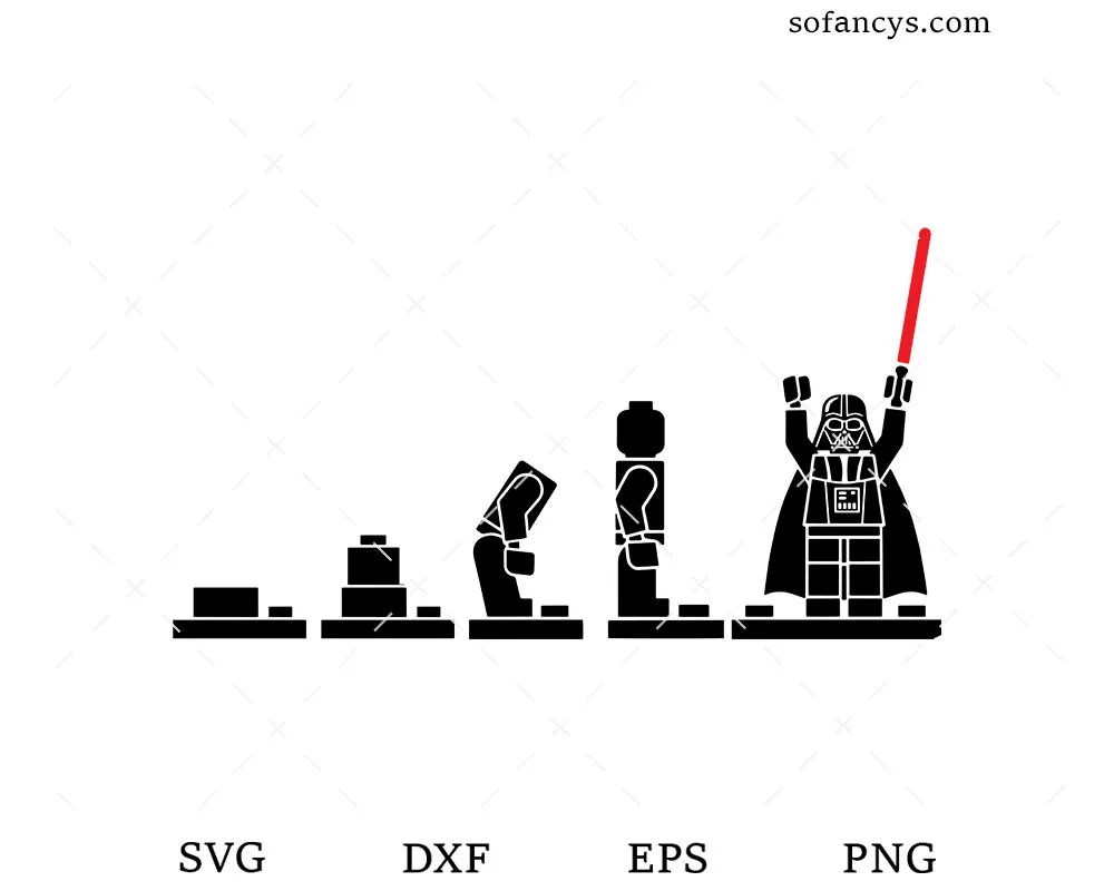 Darth Bricks Evolution SVG