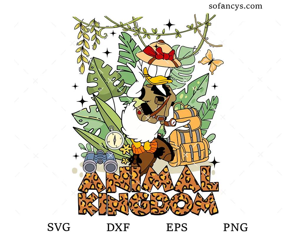 Disney Daisy Jungle Safari SVG