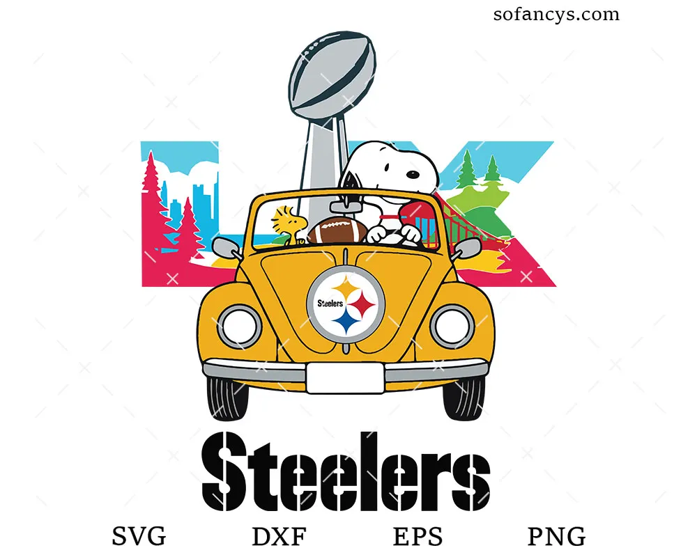 Pittsburgh Steelers Snoopy SVG