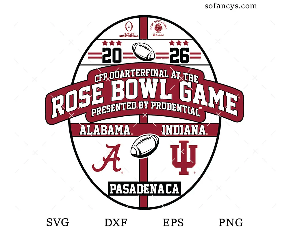 Rose Bowl Game 2026 SVG