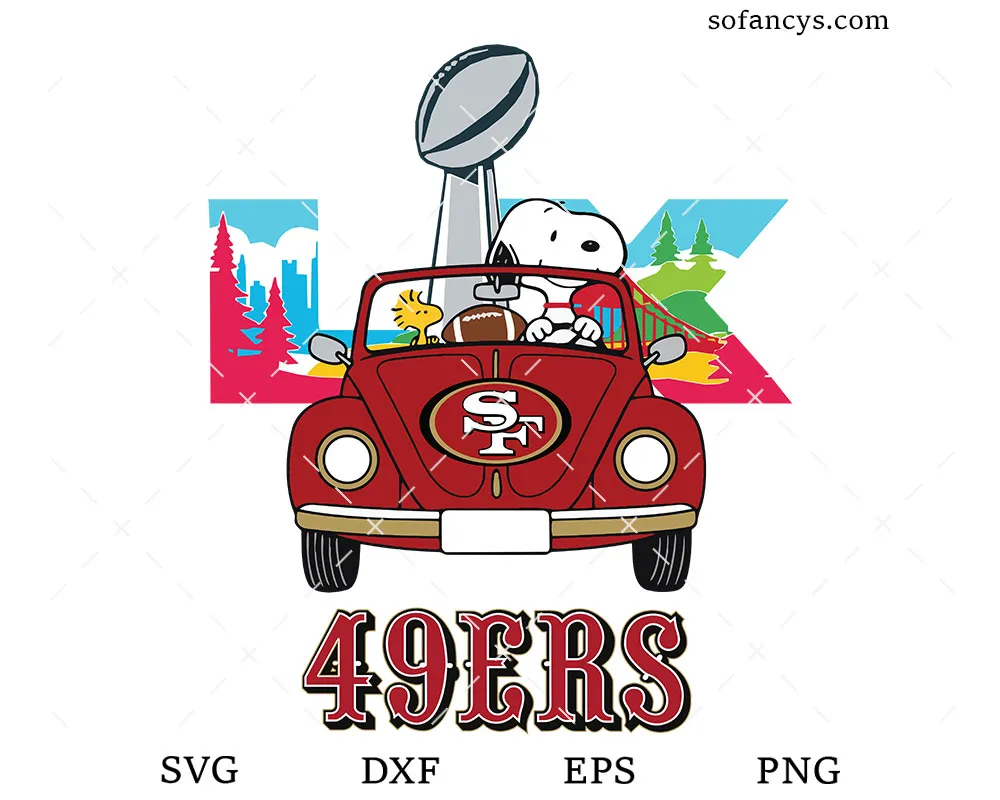 San Francisco 49ers Snoopy SVG