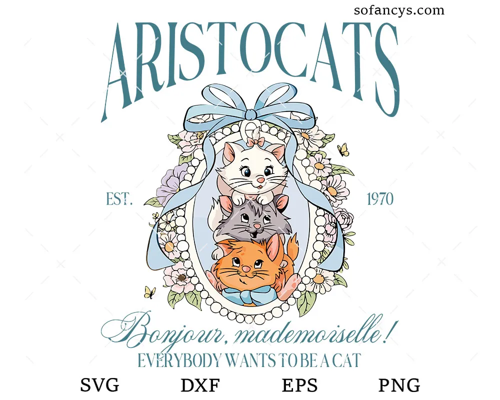 Aristocats Marie Cat SVG