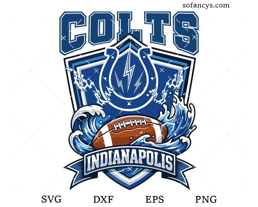 Indianapolis Colts Football SVG