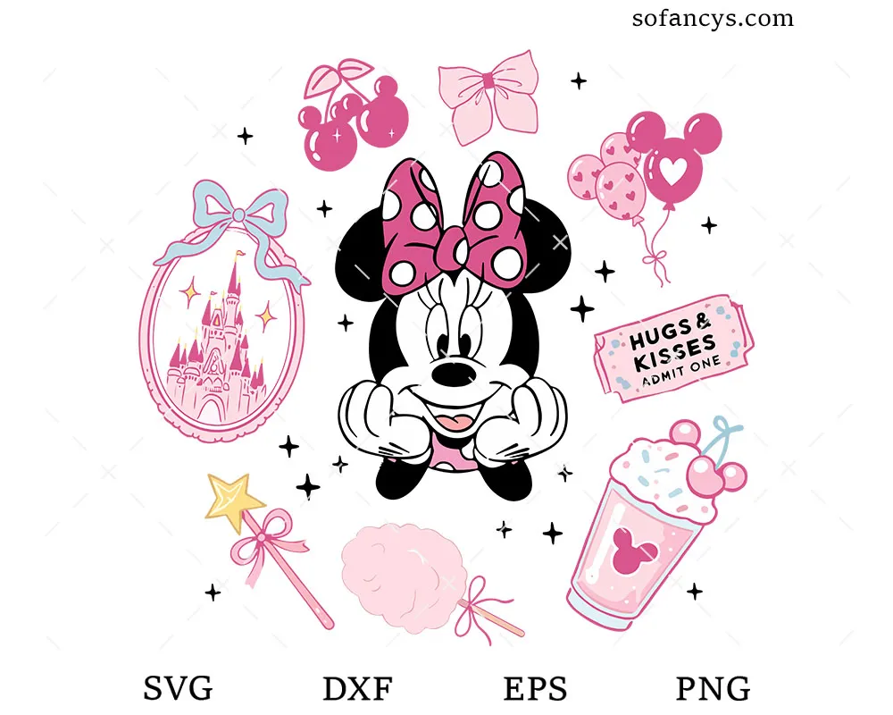 Minnie Mouse Pink Magic SVG