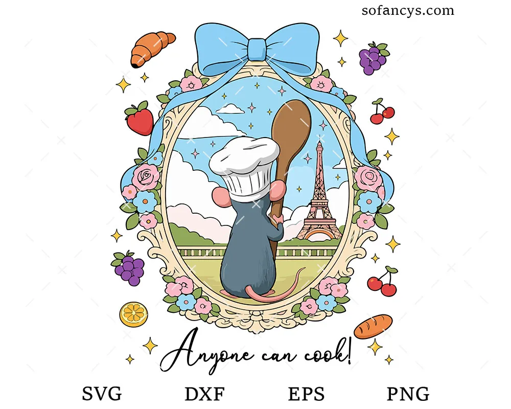 Anyone Can Cook Rat Chef SVG