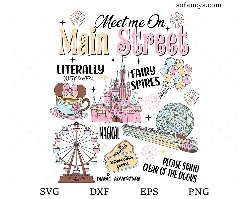 Disney Main Street Magic SVG
