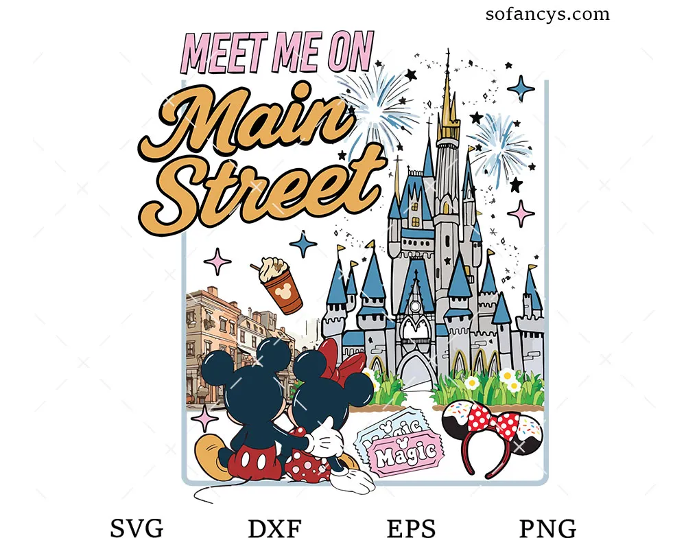 Meet Me On Main Street SVG