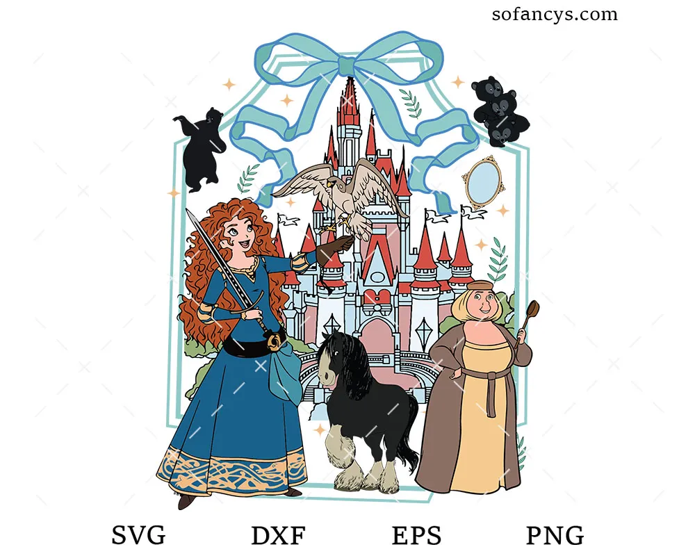 Merida Coquette Bow Castle SVG