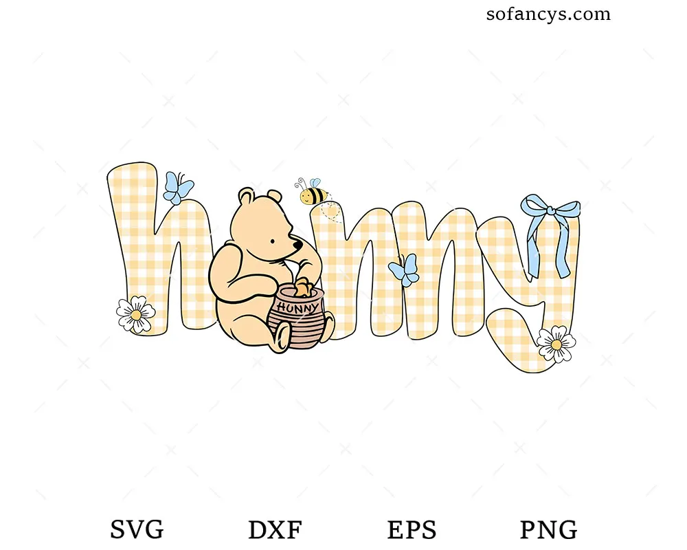 Winnie the Pooh Mommy SVG