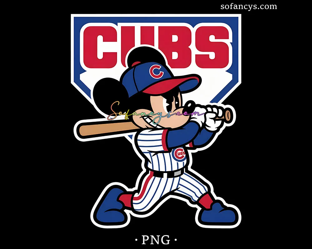 Chicago Cubs Mickey Baseball PNG