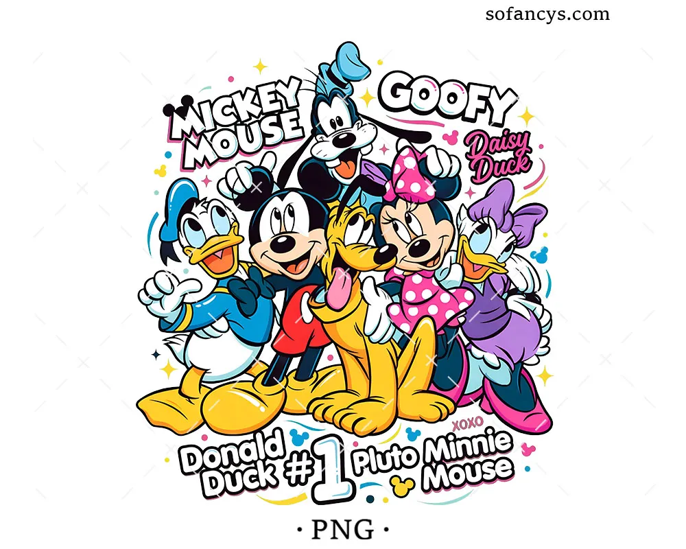 Disney Cartoon Friends PNG