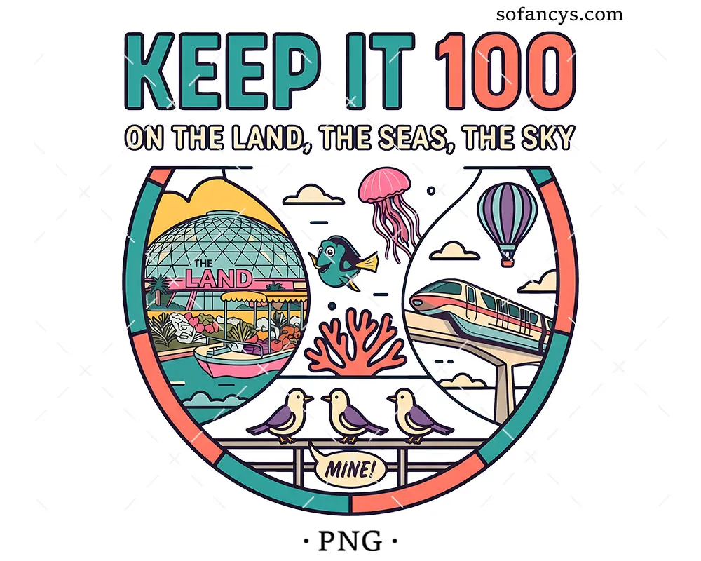 Keep It 100 PNG Design