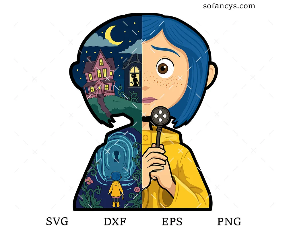 Coraline Movie SVG